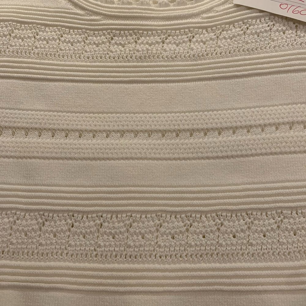 Sandro Ivory Textured Mini Dress - Picture 5 of 9